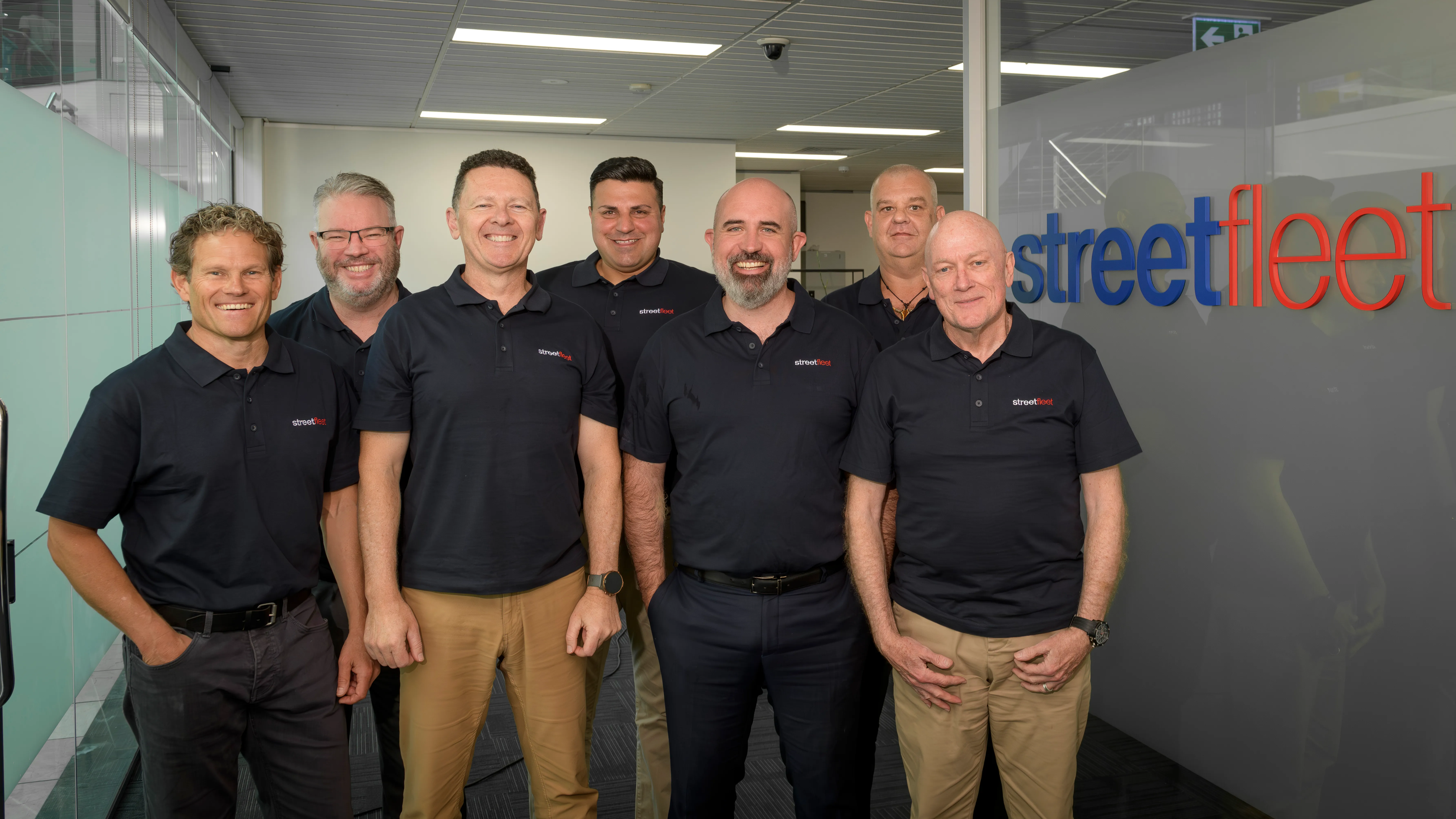 The StreetFleet team photographed on site at their Melbourne office
